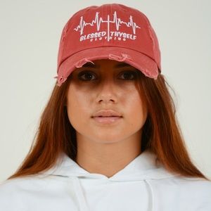 Blessed Thyself Distressed Cap